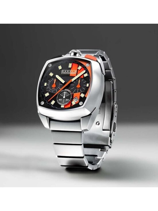 NWT Cadola Taurus Chronograph Quartz Black Dial Men\'s Watch main image 4